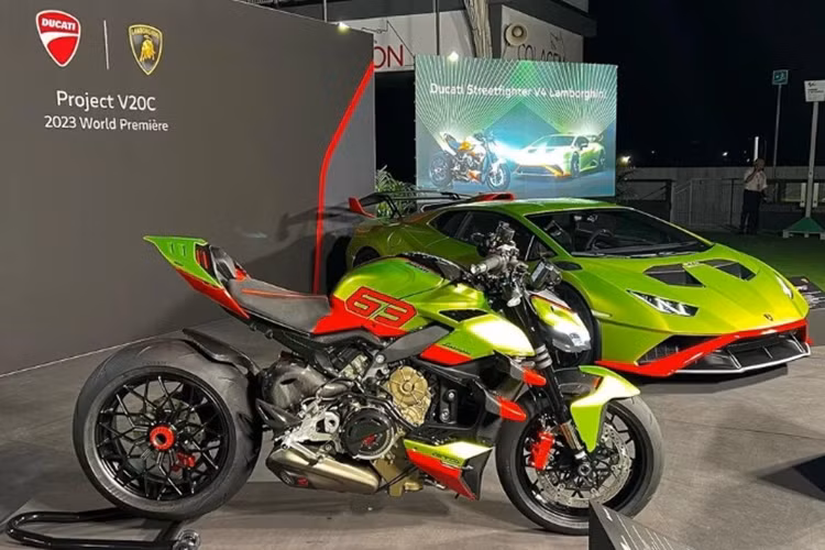 Cung cấp sức mạnh cho Ducati Streetfighter V4 Lamborghini là động cơ Desmosedici Stradale dung tích 1.103 cc, sản sinh công suất tối đa 208 mã lực và mô-men xoắn cực đại 123 Nm.