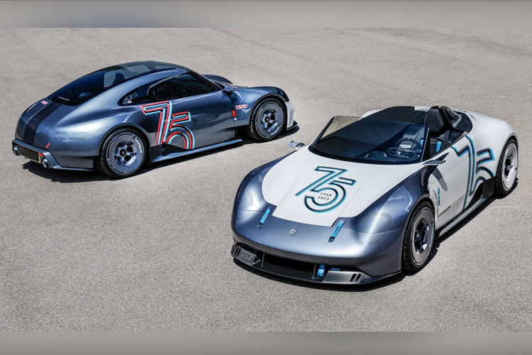 Vision 357 Concept, Vision 357 Speedster Vào tháng 1/2023, Porsche đã tiết lộ một mẫu concept rất cổ điển có tên Vision 357, rõ ràng được lấy cảm hứng từ mẫu xe thể thao 356 thời xưa. 6 tháng sau đó, Porsche giới thiệu thêm phiên bản không có mui của mẫu concept này với tên gọi Vision 357 Speedster.