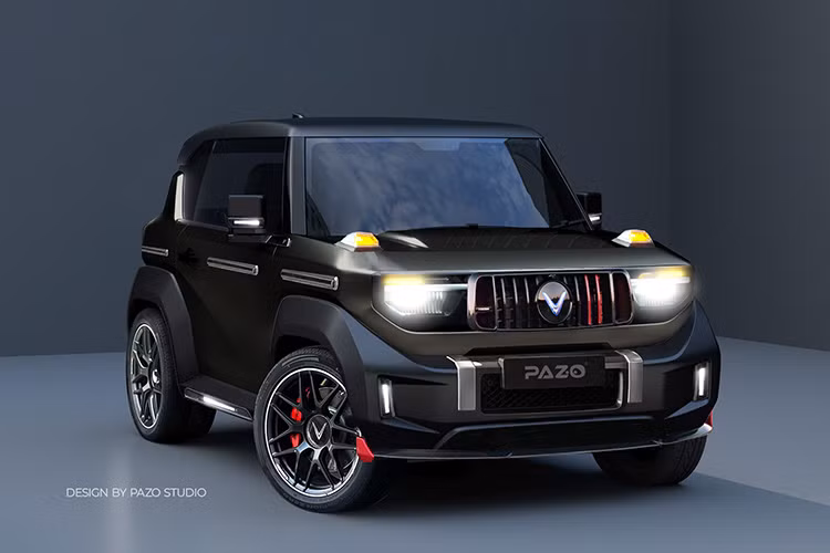 VinFast VF3 sử dụng mô-tơ điện nằm trên cầu sau, cho công suất tối đa 43 mã lực và mô-men xoắn cực đại 110 Nm, giúp xe tăng tốc từ 0-50 km/h trong 5,3 giây.