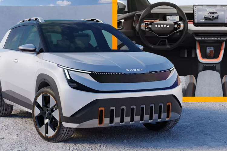 Tuy nhiên, sự kiện đã khiến những người tham dự ngạc nhiên khi hãng giới thiệu bản xem trước của Skoda Epiq 2024 mới, dự kiến ra mắt vào năm sau với tư cách là đối trọng của Volkswagen ID.2 và Cupra Raval sắp ra mắt. Skoda Epiq có chiều dài khoảng 4,1 m.