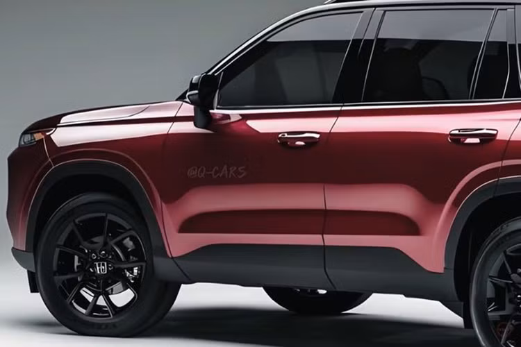 Bên cạnh đó là cụm đèn chiếu sáng ban ngày có thiết kế hình chữ C, khá giống với Ford Everest. Các đường nét cắt xẻ dọc thân xe vuông vức, duy trì nét thô ráp, cứng cáp truyền thống của mẫu SUV.