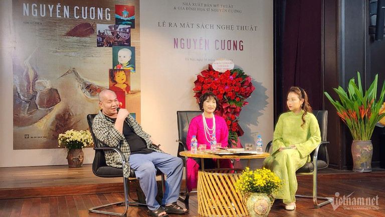 Chan dung hoa si Nguyen Cuong qua nhung tac pham de lai