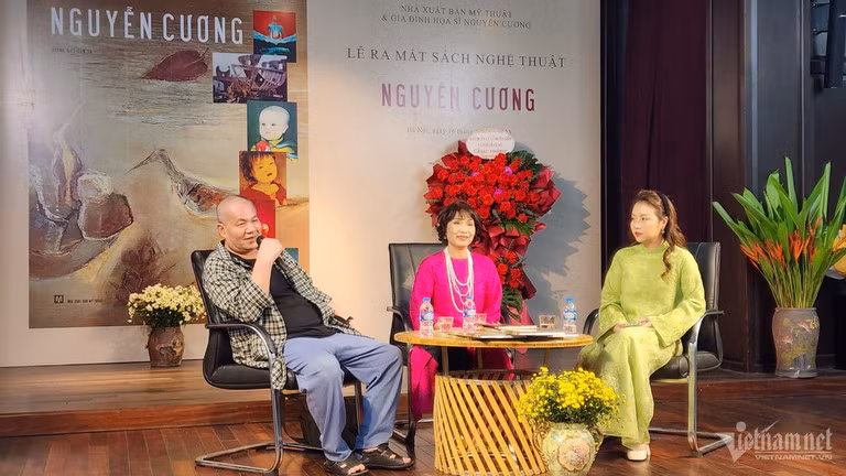 Chan dung hoa si Nguyen Cuong qua nhung tac pham de lai