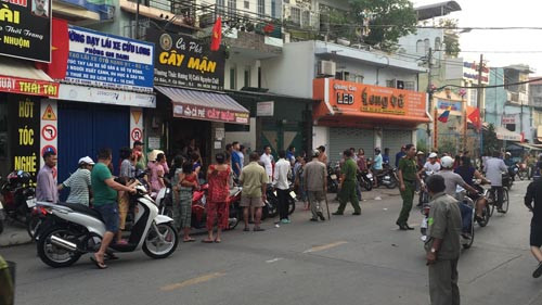 Hiện trường nơi người phụ nữ tử vong bất thường nghi có liên quan đến người Hàn Quốc.