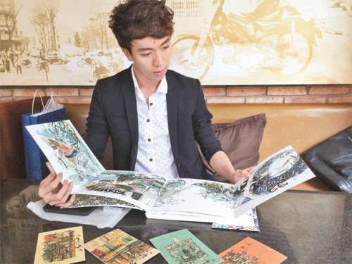 Cuốn sách ảnh nghệ thuật bằng màu nước theo phong cách thần tiên "Sài Gòn xưa" được anh xuất bản cuối năm 2014, và những hình ảnh có trên mạng khiến giới trẻ mê mẩn.