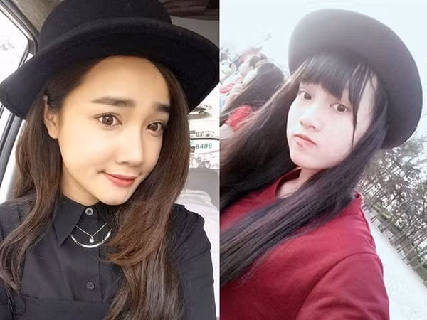 So sánh ảnh của Nhã Phương và Hoài Ngân, có thể thấy khuôn mặt của cô nữ sinh Phan Thiết đặc biệt giống Nhã Phương ở đôi mắt. Tuy vậy, cô bạn có khuôn mặt khá nhỏ và được cho là chỉ cần mập lên một chút là sẽ giống Nhã Phương như đúc.