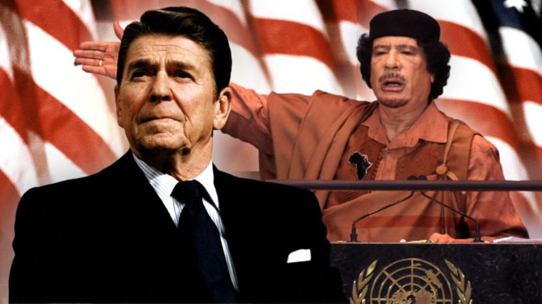 Tổng thống Mỹ Ronald Reagan khi đó đã ra lệnh không kích quần thể khu vực sinh sống của Tổng thống Muammar Gaddafi gần thủ đô Tripol của Libya.
