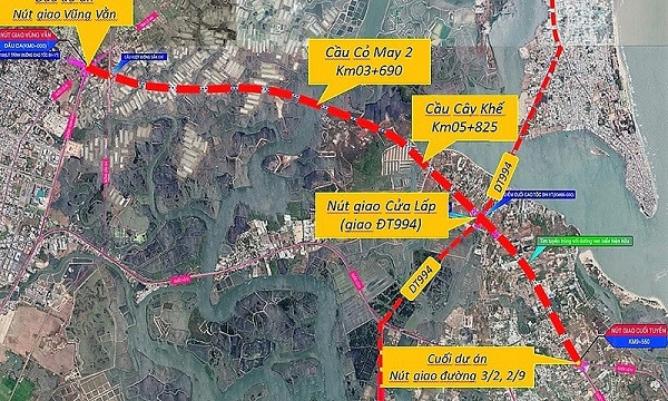 Vung Tau: Mo duong gan 5.200 ty noi vao cao toc Bien Hoa - Vung Tau