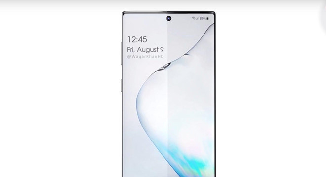 Điểm khác biệt nổi bật nhất của bản dựng Note 10 so với người tiền nhiệm là màn hình Infinity-O và phần “nốt ruồi” được bố trí ngay giữa.