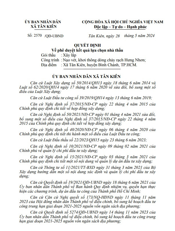 TP HCM: Cuộc đua “tam mã” giành gói thầu nạo vét cống Ba Dơi - Hình 2 TP HCM: Cuoc dua “tam ma” gianh goi thau nao vet cong Ba Doi-Hinh-2