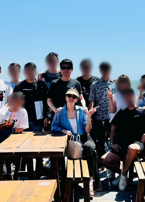 Thu Thảo kết hôn với doanh nhân Trung Tín năm 2017.