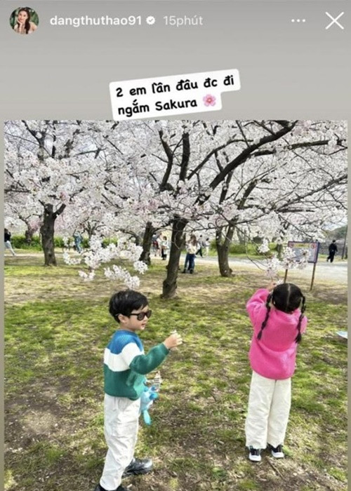 Hai nhóc tì nhà Thu Thảo thường xuyên được bố mẹ đưa đi du lịch.