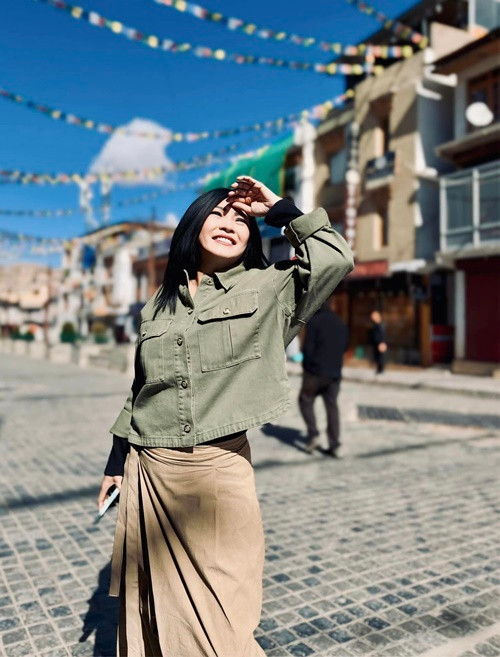 Phương Thanh gọi người yêu là "chồng". Cả hai đã đính ước vào năm 2023.