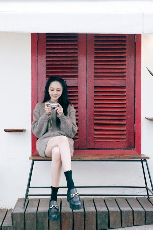 Thời gian qua, Bảo Anh miệt mài đi hát. Ảnh: FBNV.