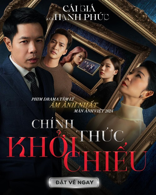 Để tránh “đụng độ” với phần 7 của series Lật mặt, Cái giá của hạnh phúc dời lịch ra rạp sớm một tuần. Phim là tác phẩm đầu tay của đạo diễn Nguyễn Ngọc Lâm. Ảnh: FBNV.