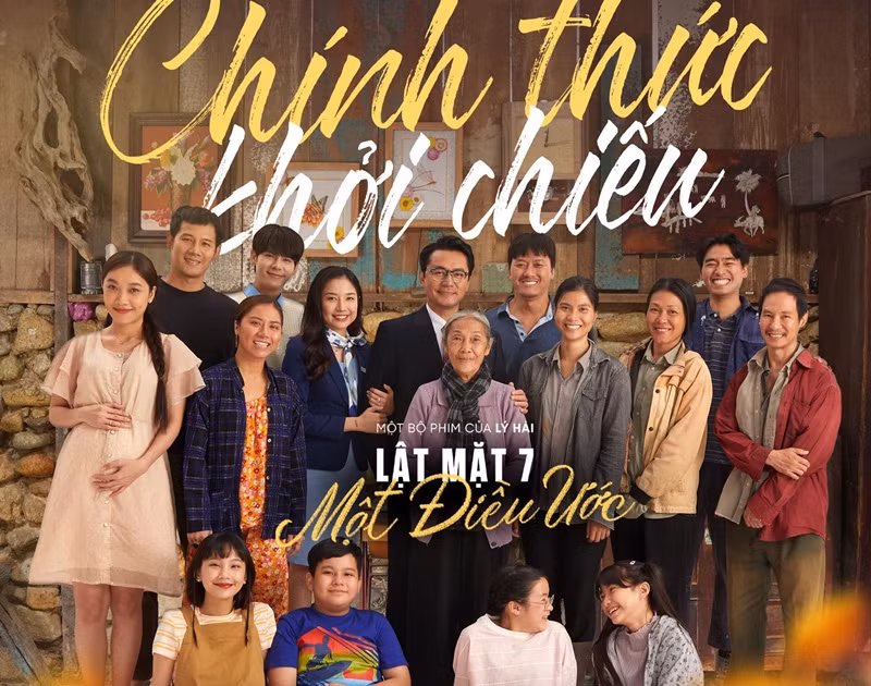 Ra mắt vào dịp nghỉ lễ 30/4- 1/5 năm nay, Lật mặt 7: Một điều ước do Lý Hải viết kịch bản, đạo diễn, biên kịch, sản xuất và dựng phim. Đến từ thương hiệu đình đám, đây là bộ phim dự kiến gây bão tại các rạp. Ảnh: Fanpage phim.