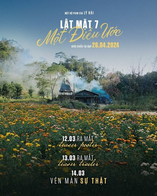 Thay vì các cảnh hành động, rượt đuổi như các phần trước, Lật mặt 7: Một điều ước có nhiều cảnh đẹp nên thơ của các địa phương như Hà Nội, Ninh Thuận, TP HCM, Đà Lạt, Lâm Đồng. Ảnh: Fanpage phim.