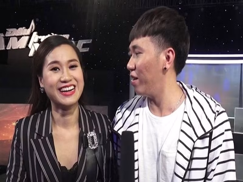 Thời còn học trường sân khấu, Anh Đức hẹn hò Lâm Vỹ Dạ. Tuy nhiên, vì một vài hiểu lầm, cả hai chia tay. Ảnh: Znews.