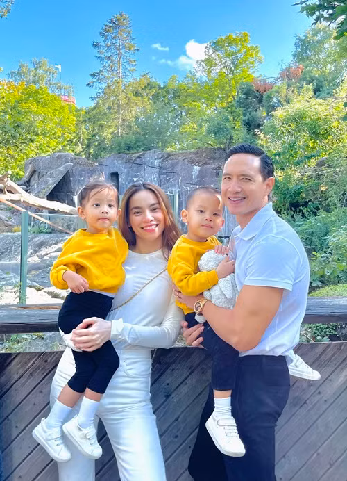 Sau khi chia tay Trương Ngọc Ánh, Kim Lý yêu Hồ Ngọc Hà. Nam diễn viên hiện tại có tổ ấm hạnh phúc bên Hồ Ngọc Hà và các con. Ảnh: FBNV.