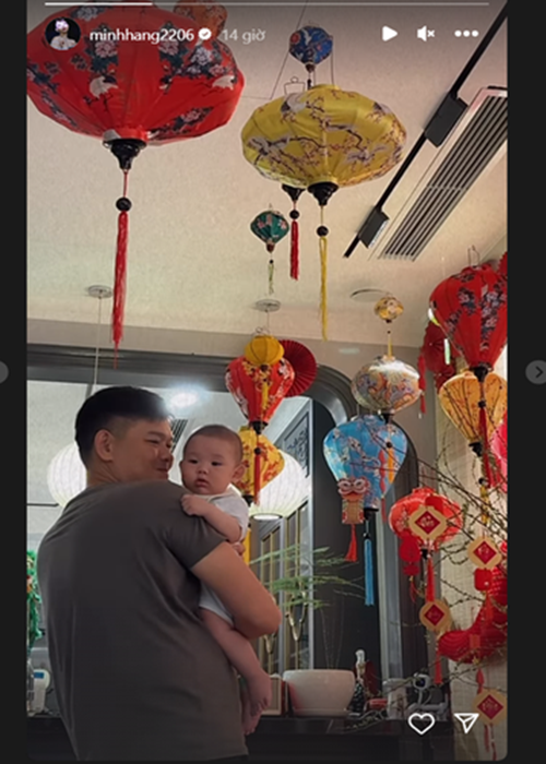 Cách đây không lâu, Minh Hằng chia sẻ lý do chồng ngại lộ diện hoàn toàn.