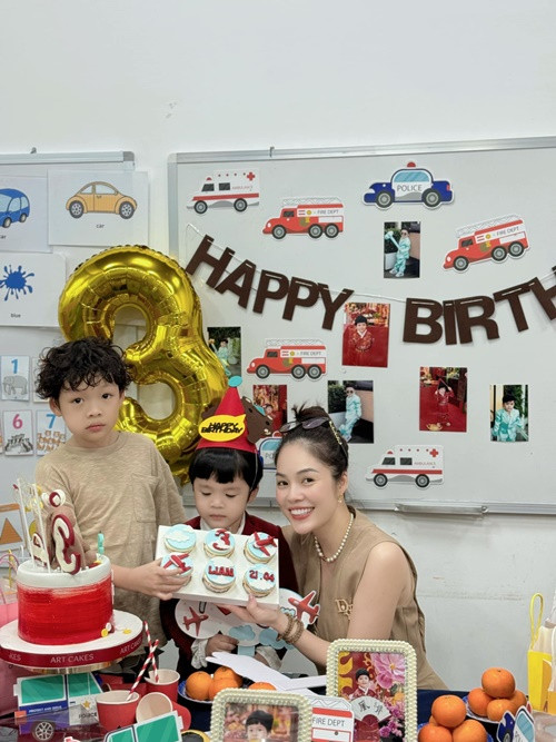 Con trai thứ hai của Dương Cẩm Lynh vừa đón sinh nhật.