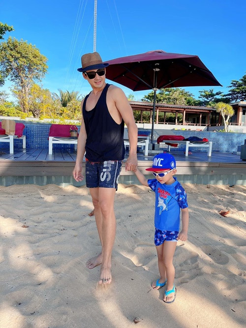 Lương Thế Thành nổi tiếng chiều vợ, thương con. Khi Thúy Diễm đi quay phim, anh sẵn sàng đảm nhận việc chăm sóc con.