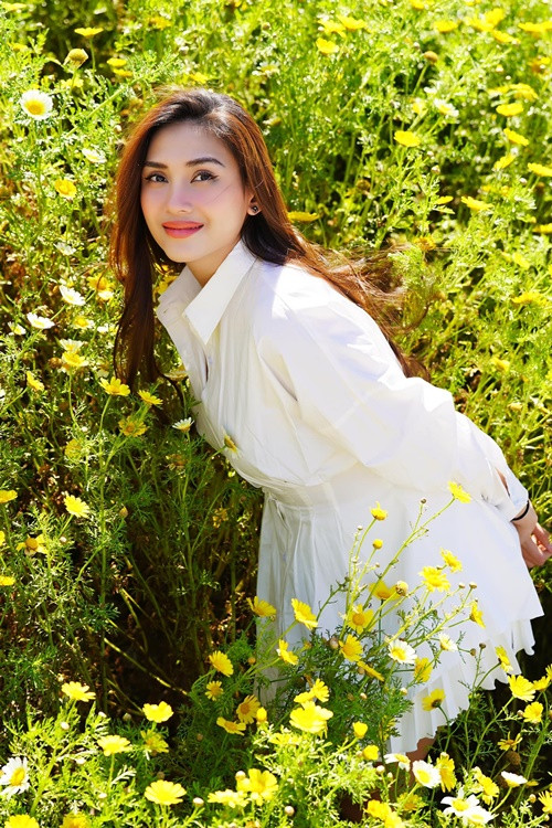 Võ Hoàng Yến chia sẻ, chưa bao giờ cô tăng 7kg mà lại thấy vui vẻ, yêu đời như hiện tại.