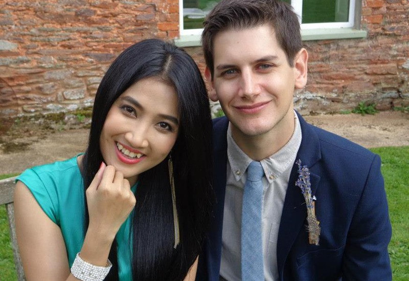 Bạn trai Quỳnh Lam sinh ra tại Anh, là giáo viên tại một trường quốc tế ở TP HCM.