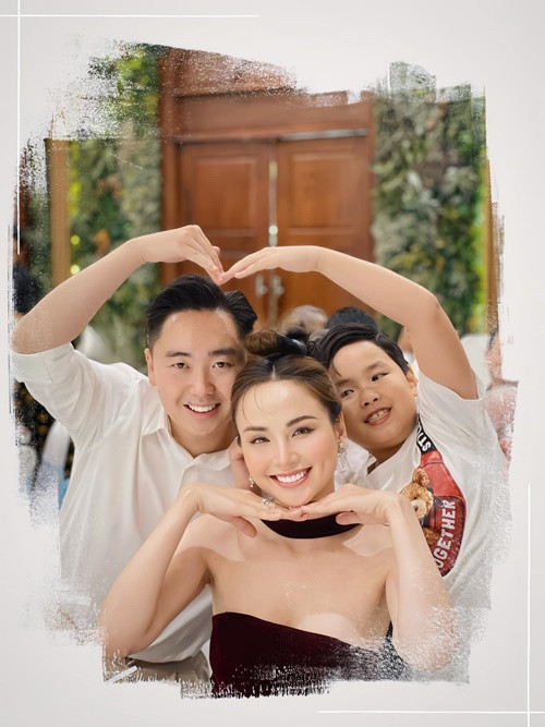 Diễm Hương từng khoe mối quan hệ với mẹ chồng tốt đẹp.