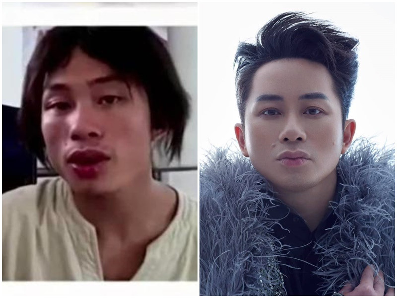 Tùng Dương tăng cân nhiều so với ngày mới vào showbiz. Ảnh: FBNV.