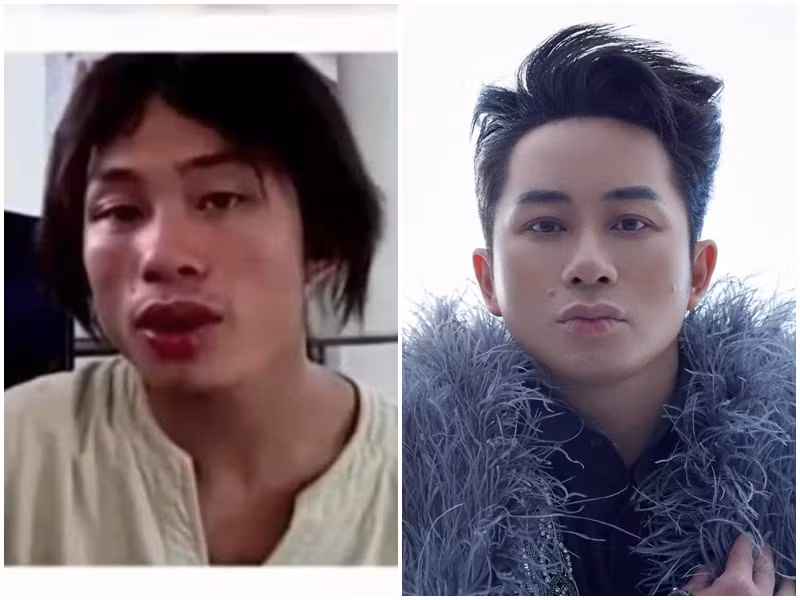 Tùng Dương tăng cân nhiều so với ngày mới vào showbiz. Ảnh: FBNV.