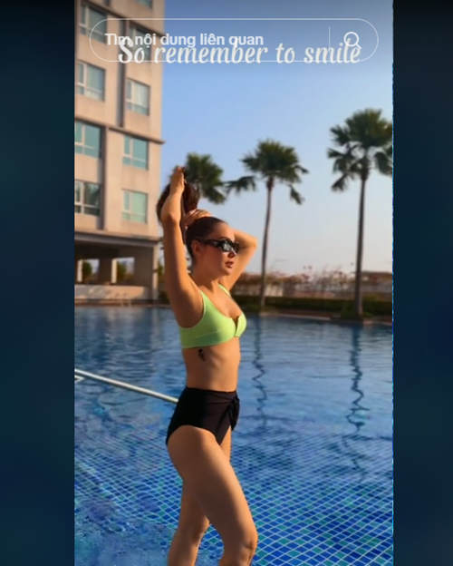 Nữ ca sĩ Minh Hằng chia sẻ, sau sinh nở, cô giảm ngay được 10 kg nhưng để trở lại vóc dáng ban đầu, người đẹp phải rất nỗ lực bởi cơ thể cô dễ tích mỡ.