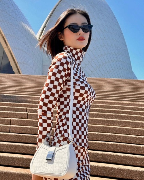 Khi Ý Nhi trở thành đại diện Việt Nam thi Miss World 2025, Anh Kiệt gọi điện chúc mừng người yêu. Ảnh: Instagram.