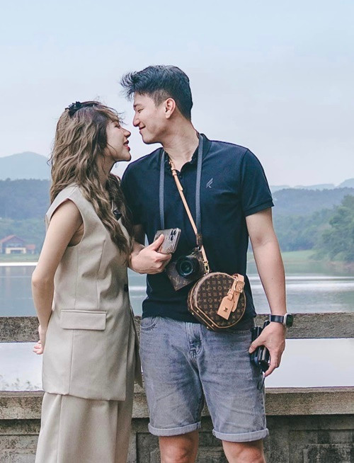 Huỳnh Anh yêu say đắm Bạch Lan Phương. Ảnh: FBNV.