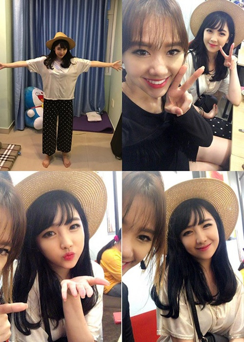 Ngoài Rudya, Hari Won còn có một cô em gái xinh đẹp khác tên Maria. Ảnh: FBNV.