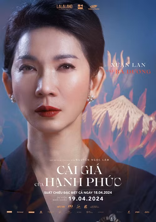  Xuân Lan đang gây chú ý khi đầu tư và đóng phim Cái giá của hạnh phúc. Ảnh: FBNV.