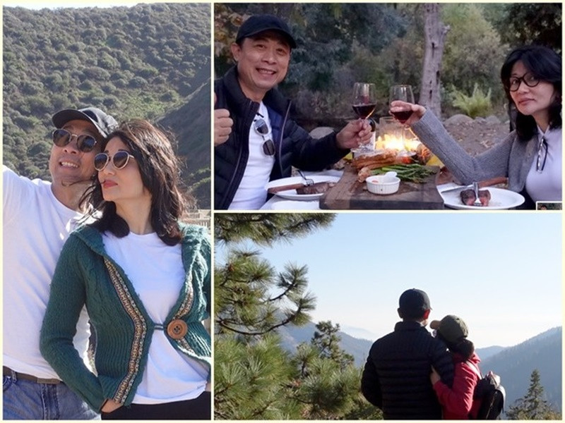 Cặp đôi thường xuyên đi du lịch. Ảnh: FBNV.