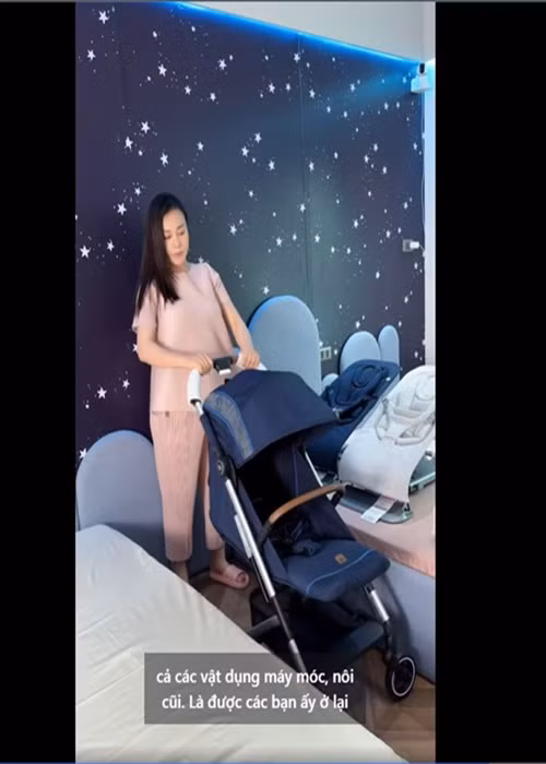 Mang bầu tháng cuối, Phương Oanh sắm loạt đồ cho hai "bé rồng".