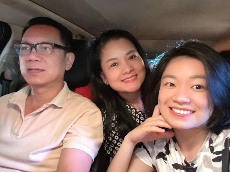 Con gái đầu của Phạm Cường tên là Hà Vi. Ảnh: FBNV.