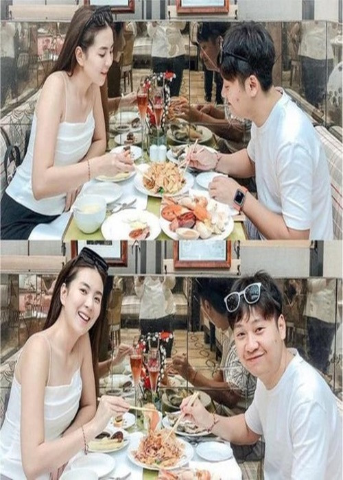 Vợ chồng Mai Ngọc thường mặc đồng điệu. Ảnh: Bảo Vệ Công Lý.