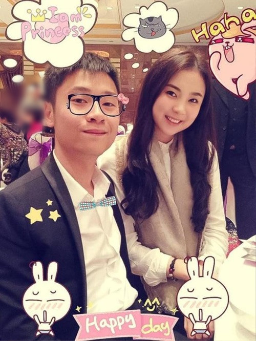 Anh ngot ngao cua MC Mai Ngoc va chong thieu gia truoc ly hon