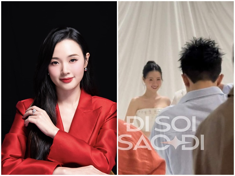 Theo Znews, nữ diễn viên Midu và bạn trai doanh nhân chụp ảnh cưới vào đầu tháng 4. Ảnh: Đời Sống Pháp Luật.