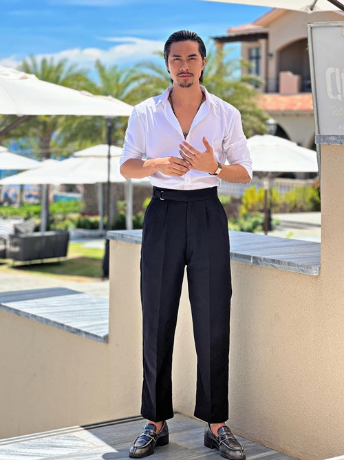 Anh kín tiếng về cuộc sống hôn nhân. Ảnh: FBNV.