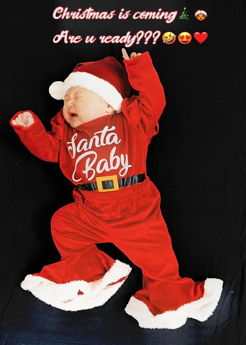 Nữ MC Chúng tôi là chiến sĩ thường xuyên khoe ảnh cô công chúa nhỏ của mình.