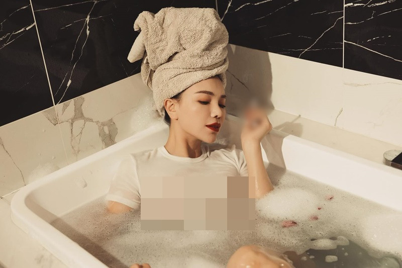 Nữ người mẫu thừa nhận, bản thân ăn mặc rất thoải mái.