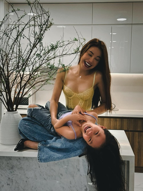 Trà Ngọc Hằng sinh con gái đầu lòng Sofia năm 2018.