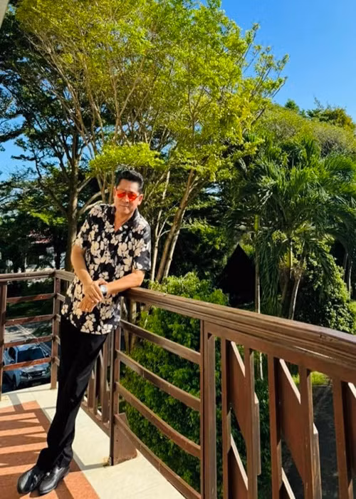 Năm 2016, nam diễn viên tái hôn với nữ diễn viên Thảo Sương. Ảnh: FBNV.