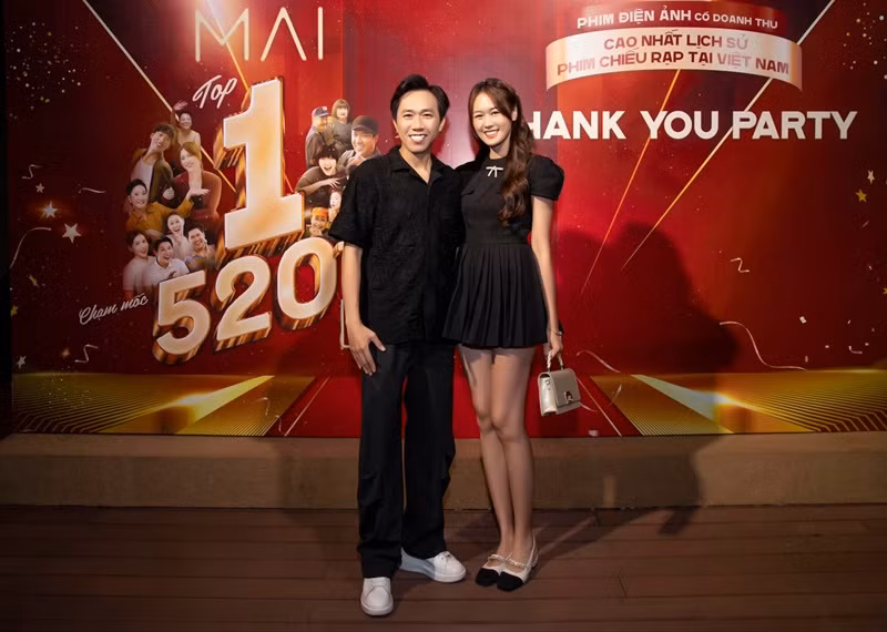 Anh Đức và Quỳnh Anh cùng đóng phim Mai của Trấn Thành.