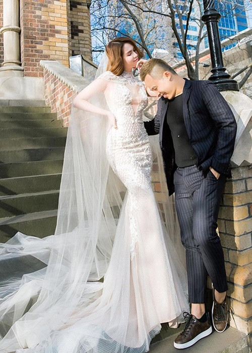 Trước những đồn đoán, Ngọc Trinh và Khắc Tiệp chưa lên tiếng. Ảnh: FBNV.