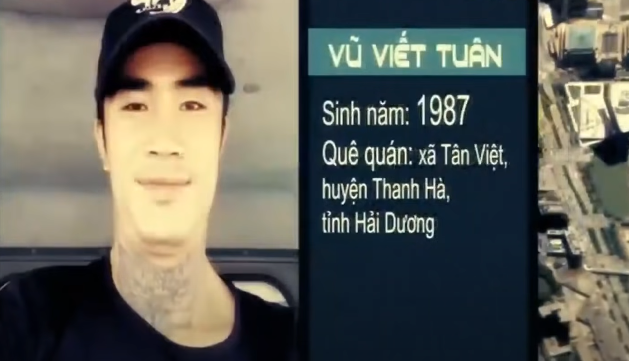 Bằng các biện pháp nghiệm vụ, Công an tỉnh Hải Dương xác định nghi phạm của vụ án chính là Vũ Viết Tuân, 30 tuổi, trú tại thôn Cam Lộ, xã Tân Việt, huyện Thanh Hà. Hành tung của Tuân được công an phát hiện sau quá trình sàng lọc khoảng 100 đối tượng và thông tin từ các nhân chứng. Tuân sau khi biết không thể trốn thoát, tối 11/6/2016, hắn đã đến công an tỉnh Hải Dương đầu thú, nhận tội.